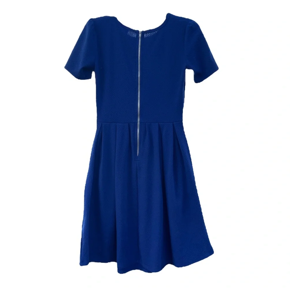 Royal Blue Lularoe Dress -size XS- - Picture 4 of 10